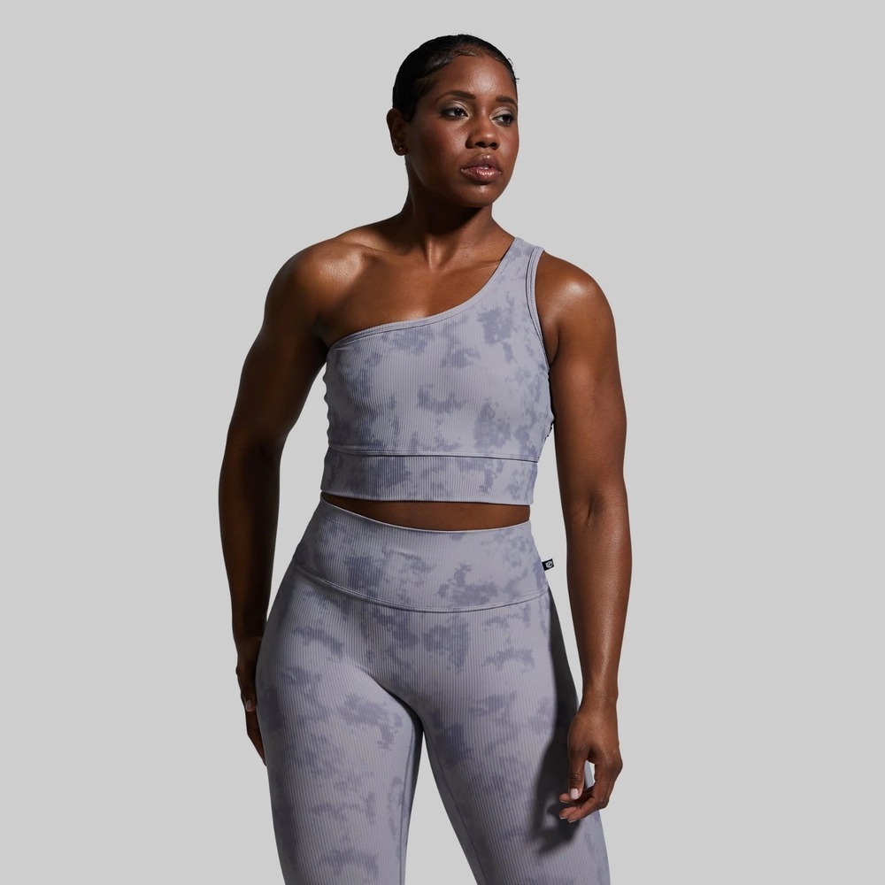 Born Primitive Evolve Sports Bra And Capris Leggings‎ in Stone Dye